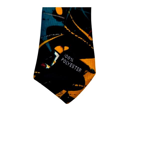 Detroit Pistons Necktie Burst Repeat Allover Print NBA Basketball Super Fan - Picture 6 of 7